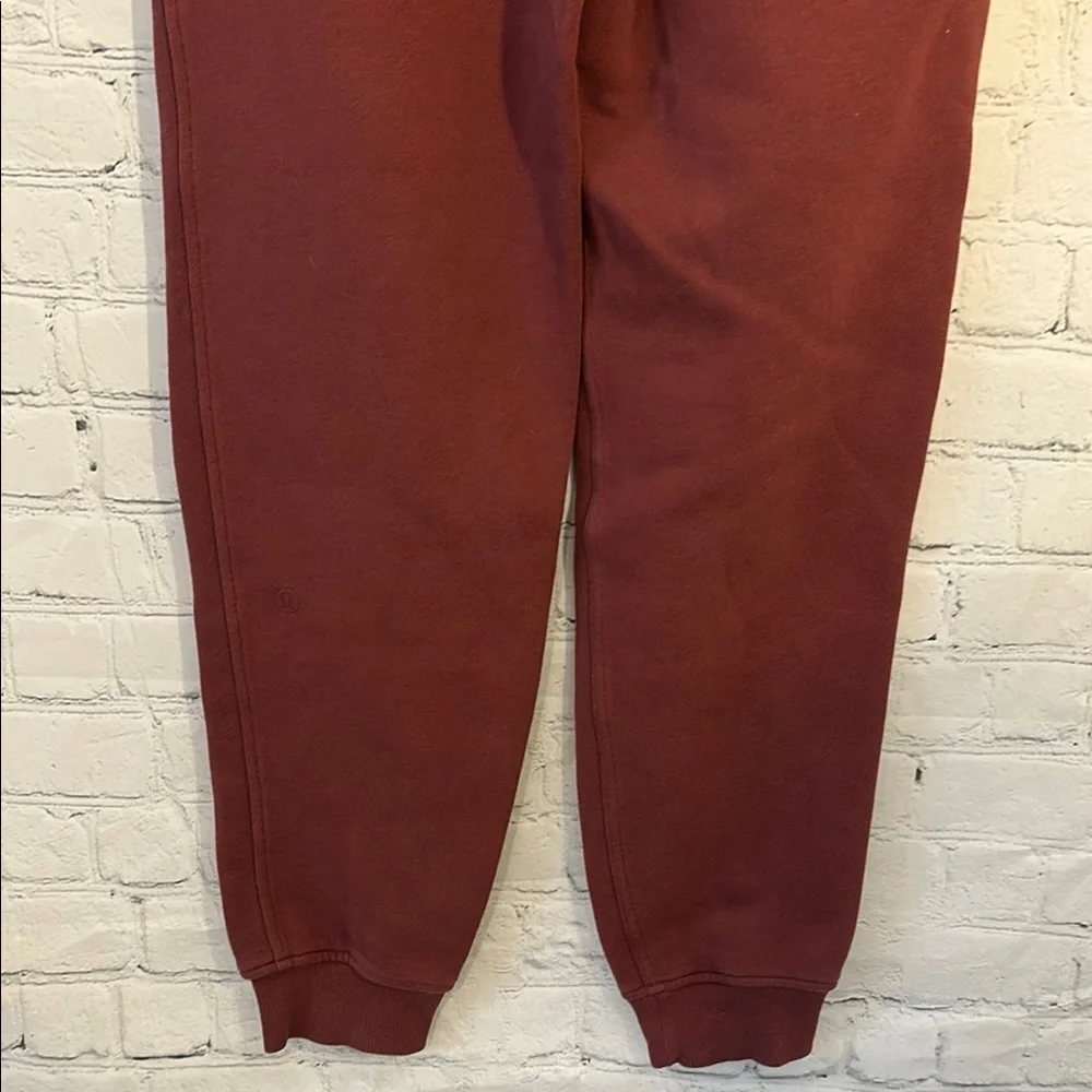 Lululemon Rust Red Jogger Pants